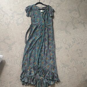 Bohemian Paisley Maxi Dress